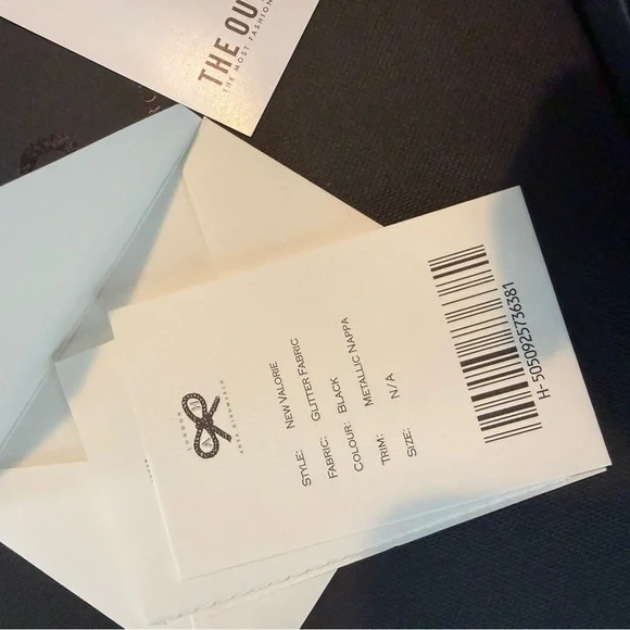 Anya Hindmarch New Valorie Glitter Sparkle Evening Clutch - Black Multi NIB 0604 - Picture 8 of 10